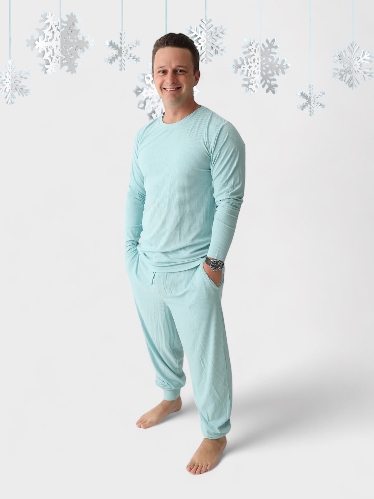 HAZY BLUE RIB DREAM MEN'S TOP