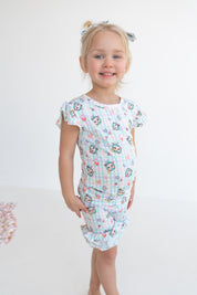Dream Big Little Co x CoComelon SPRINGTIME MELON DREAM CAP SEEVE TOP