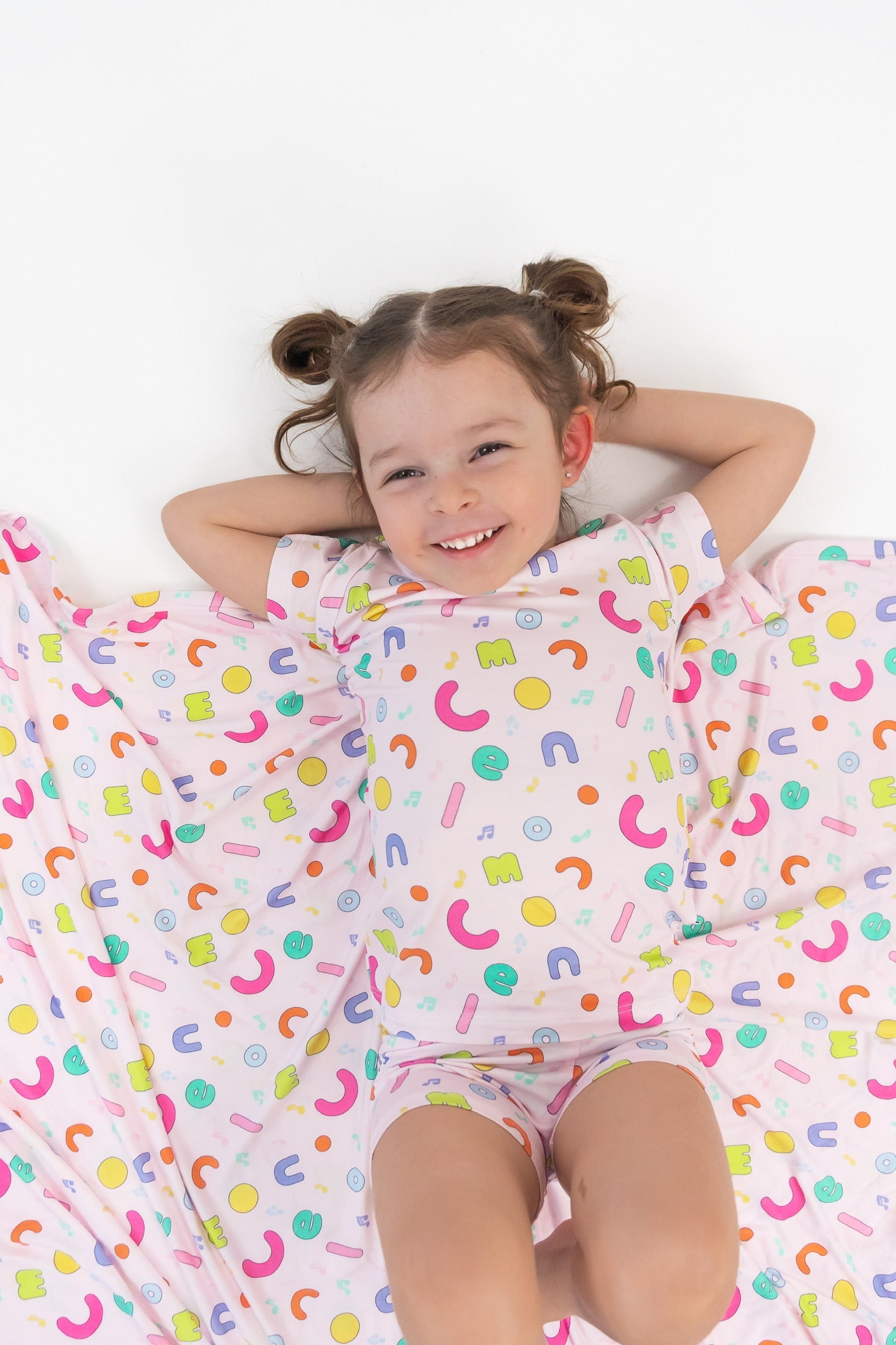 Dream Big Little Co x CoComelon ALPHABET DREAM SHORT SET