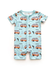 Bamboo Shorty Romper | Retro Beach