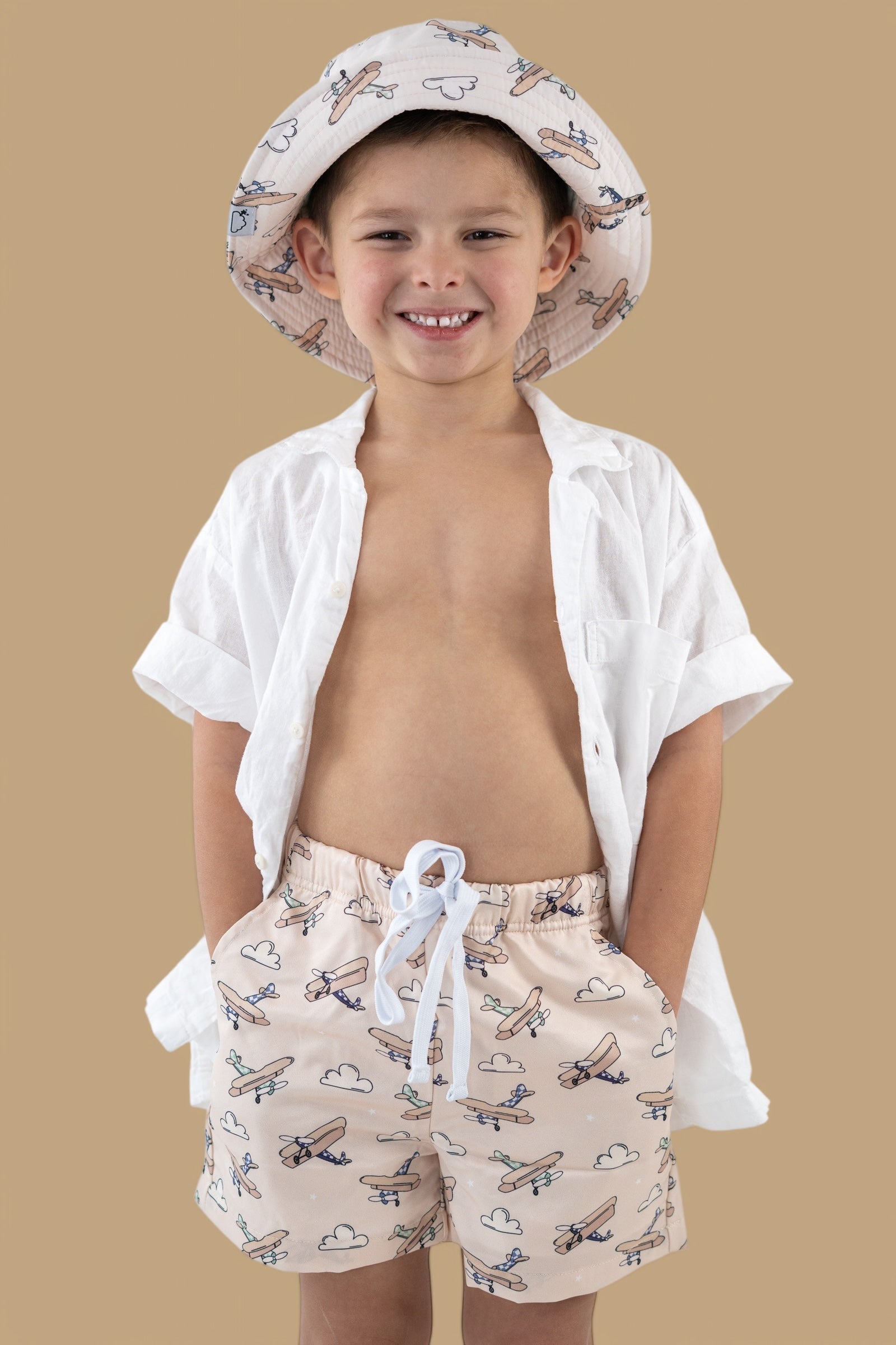 PLANE FUN DREAM BUCKET HAT