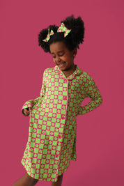 WILD DAISY CHECKERS GIRL'S DREAM GOWN