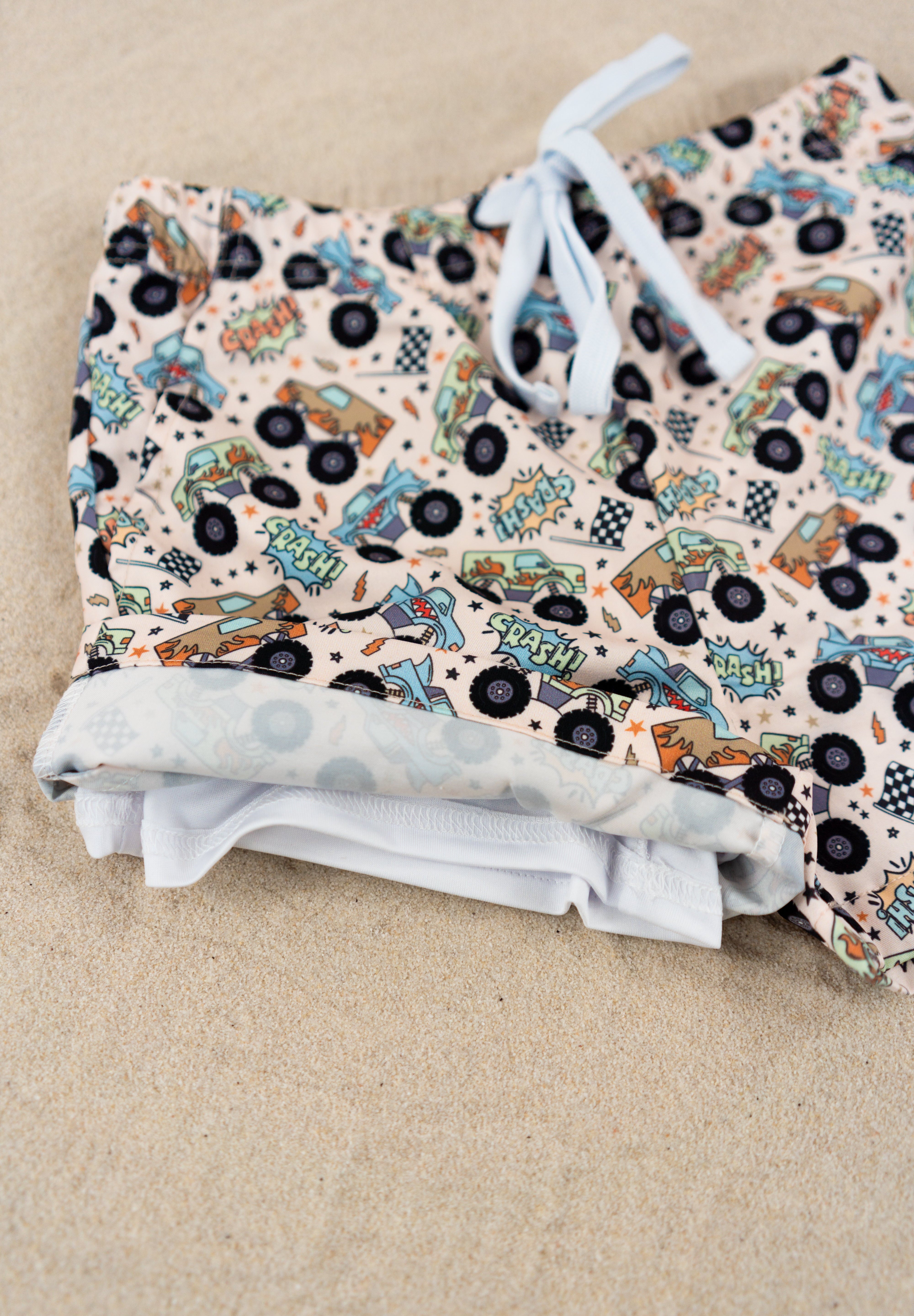 CRASH HARD BOY'S DREAM SWIM TRUNKS