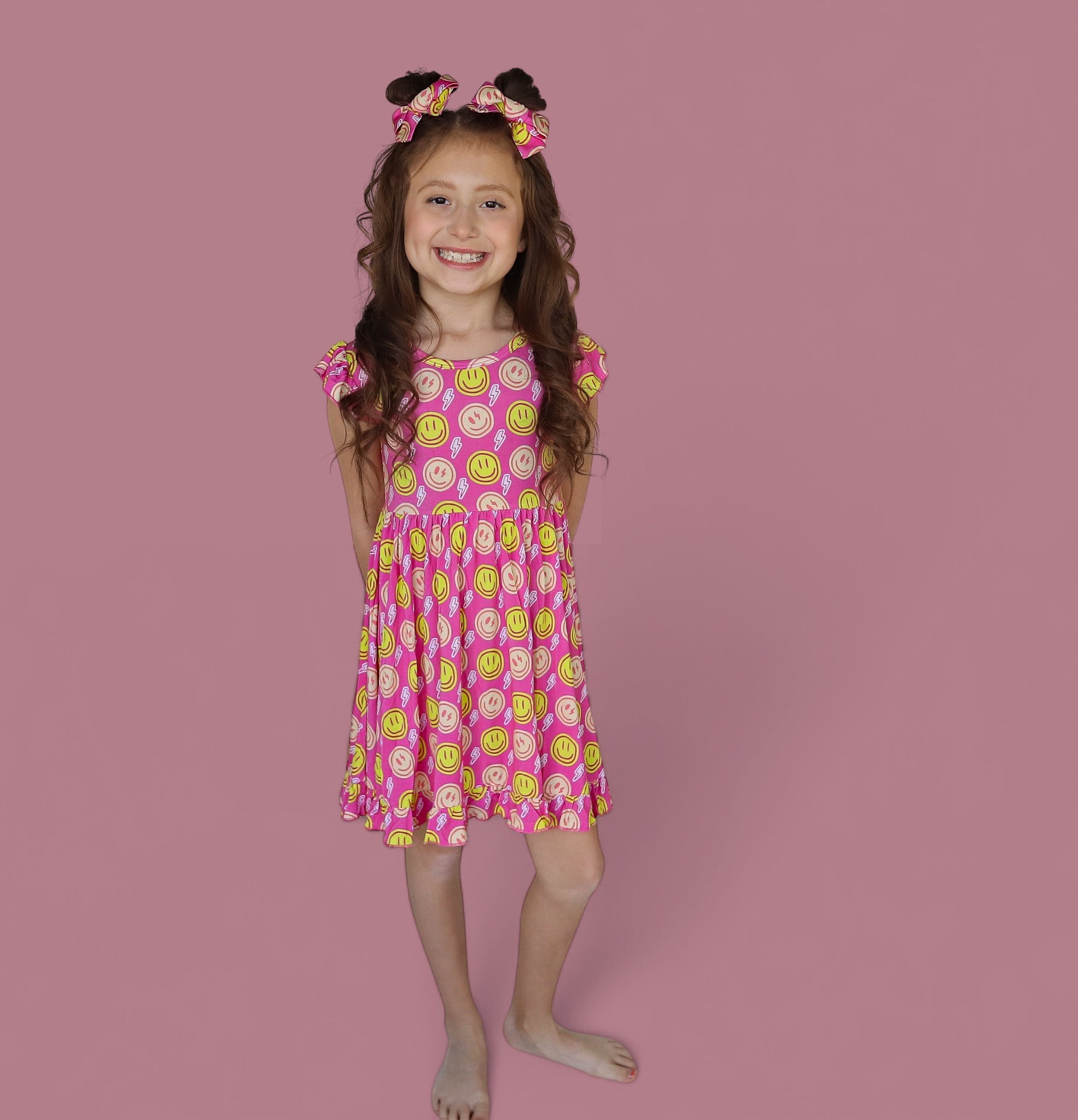 RADIANT SMILES DREAM RUFFLE DRESS