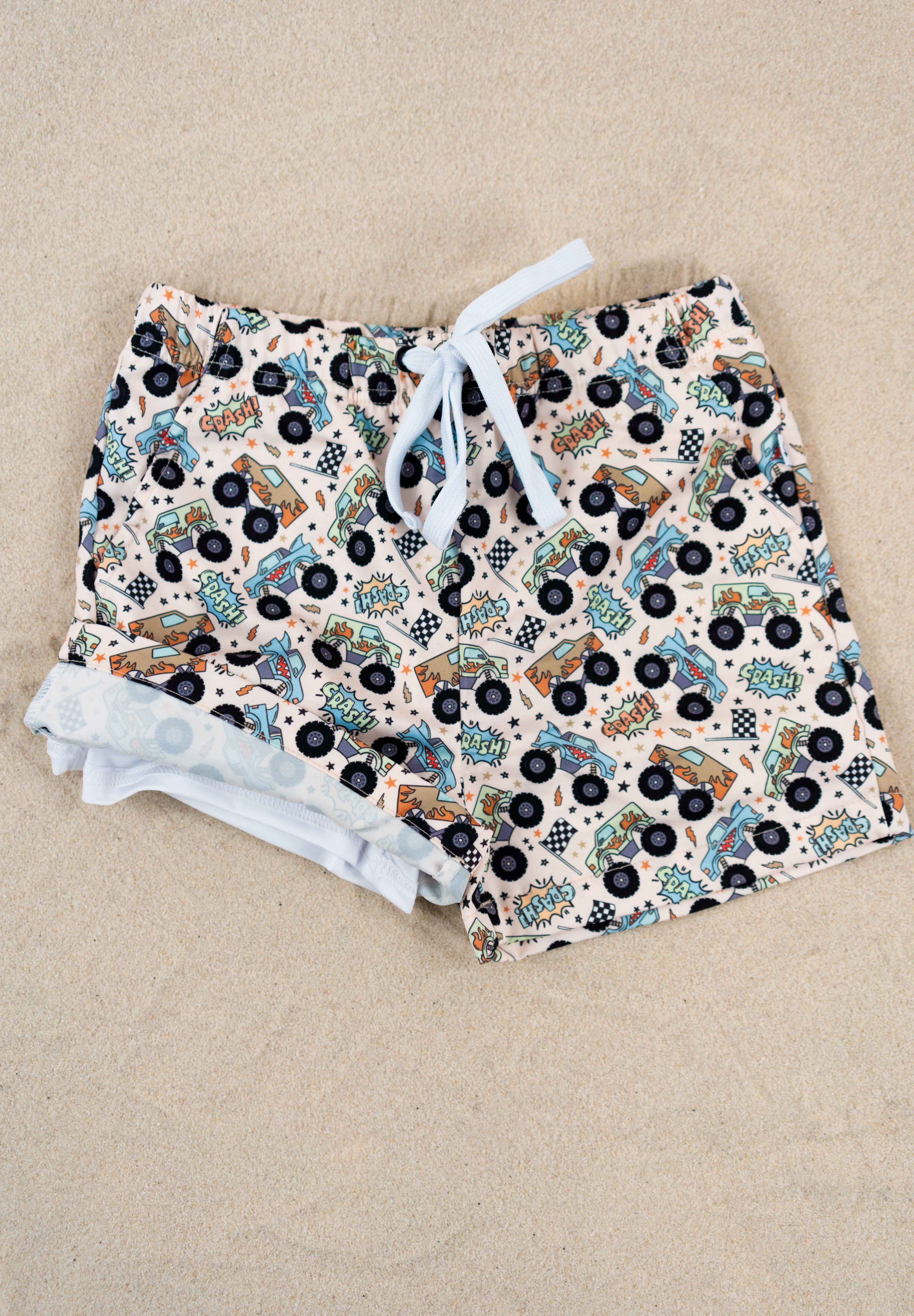 CRASH HARD BOY'S DREAM SWIM TRUNKS