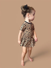LEOPARD DREAM BODYSUIT DRESS