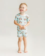 Bamboo Shorts Set | Retro Beach