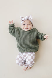Chunky Knit Sweater | Green