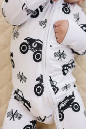 Bamboo Zip Romper | Monster Blaze