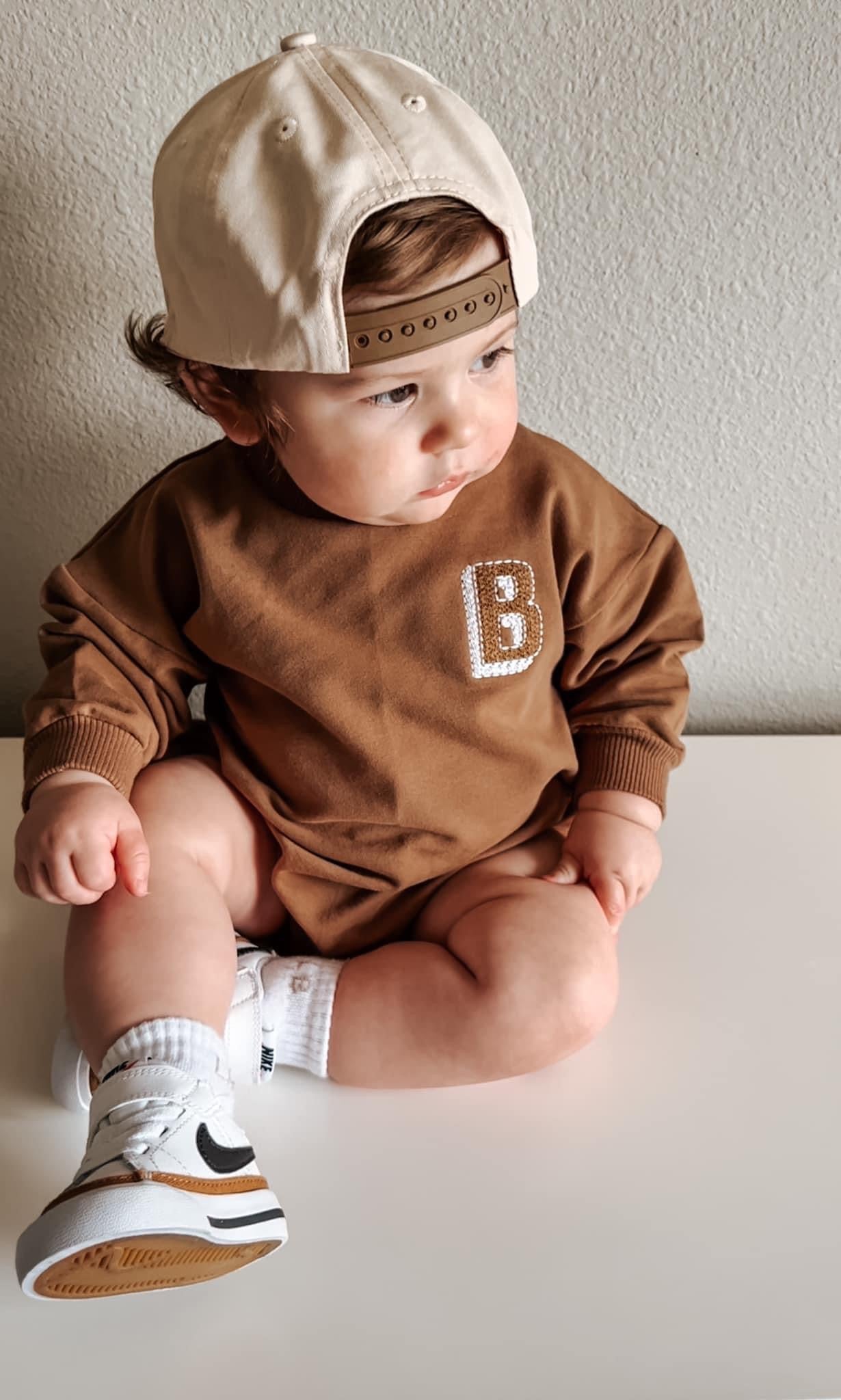 OBS • Ryker Bubble Romper | Almond