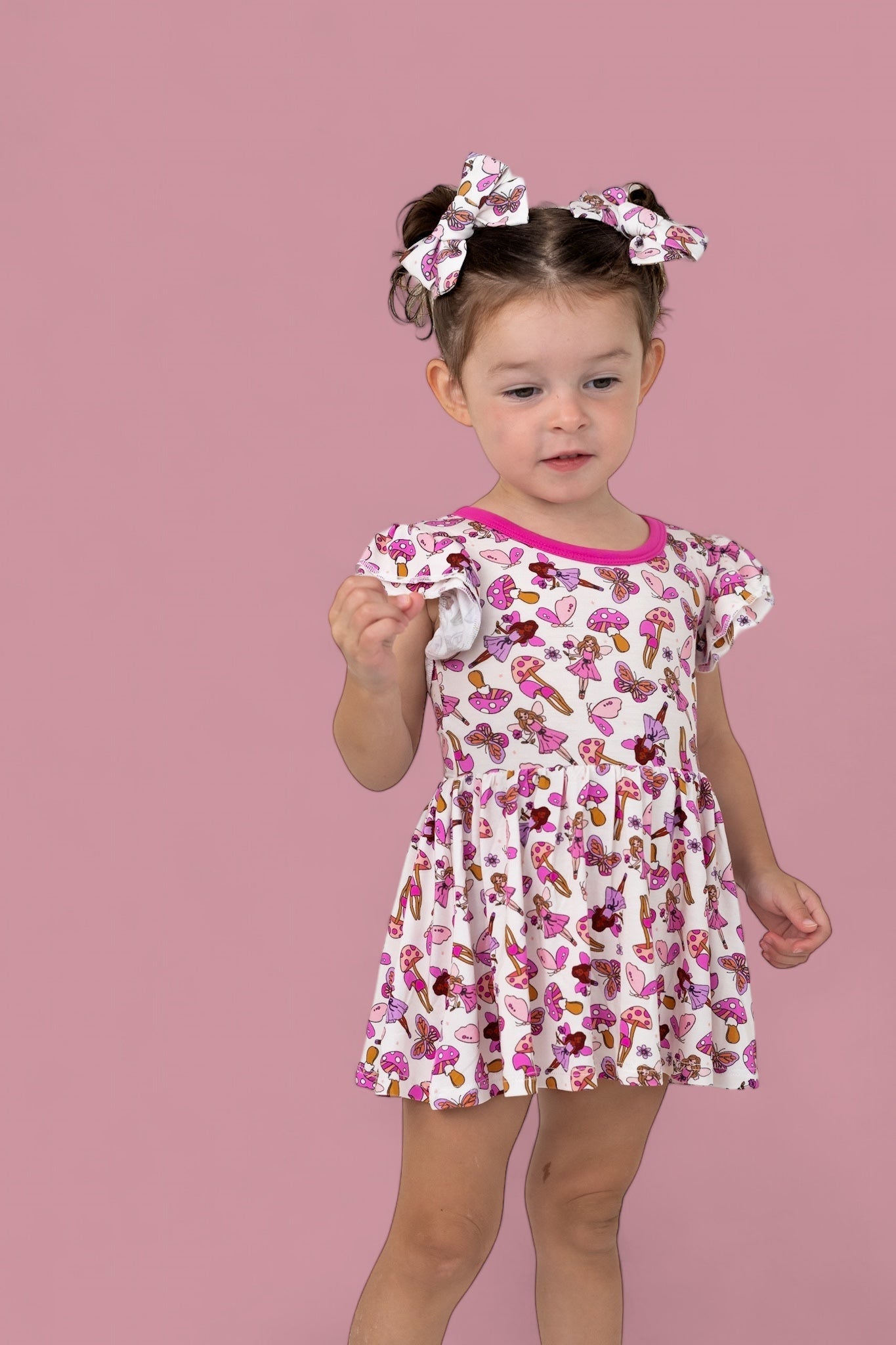 EXCLUSIVE FAIRY FRIENDS DREAM CAP SLEEVE BODYSUIT DRESS