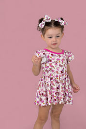 EXCLUSIVE FAIRY FRIENDS DREAM CAP SLEEVE BODYSUIT DRESS