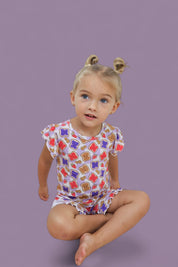 EXCLUSIVE PEANUT BUTTER JELLY TIME DREAM RUFFLE SHORT SET