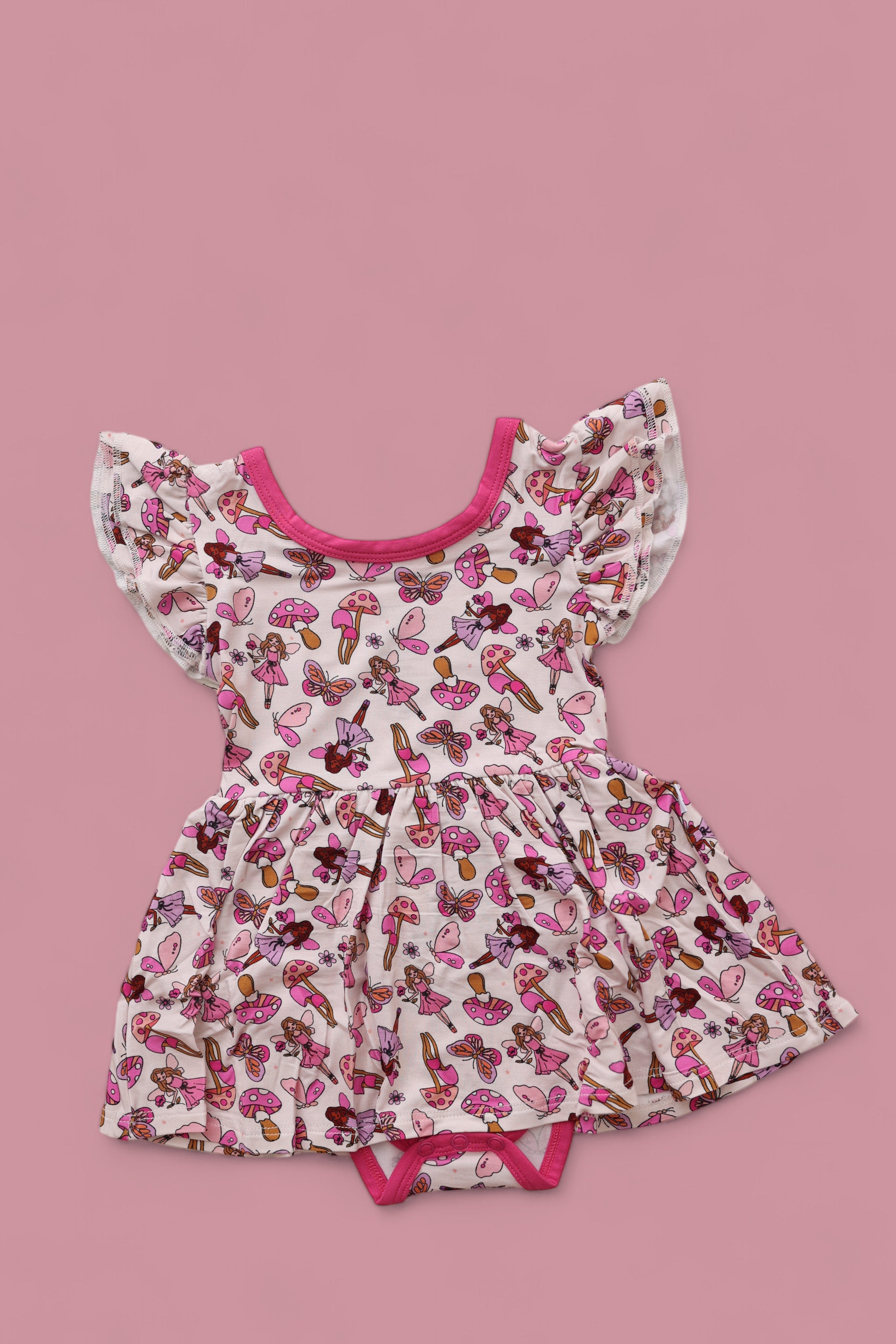 EXCLUSIVE FAIRY FRIENDS DREAM CAP SLEEVE BODYSUIT DRESS