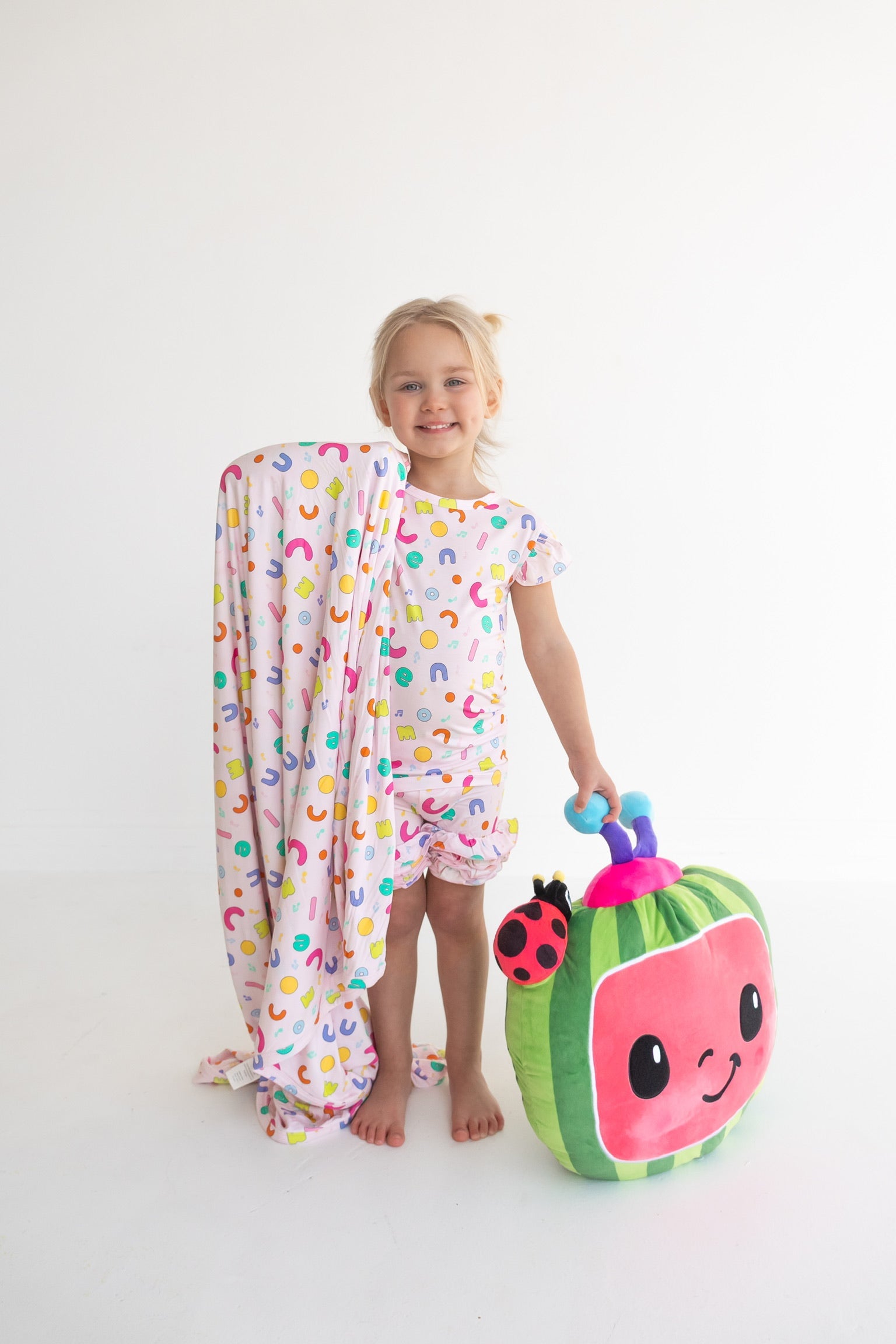 Dream Big Little Co x CoComelon ALPHABET DREAM CAP SEEVE TOP