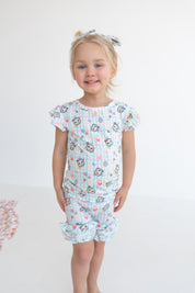 Dream Big Little Co x CoComelon SPRINGTIME MELON DREAM CAP SEEVE TOP