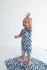 Dream Big Little Co x CoComelon  JJ STARRY NIGHT CHECKERS DREAM SHORTIE