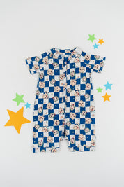 Dream Big Little Co x CoComelon  JJ STARRY NIGHT CHECKERS DREAM SHORTIE