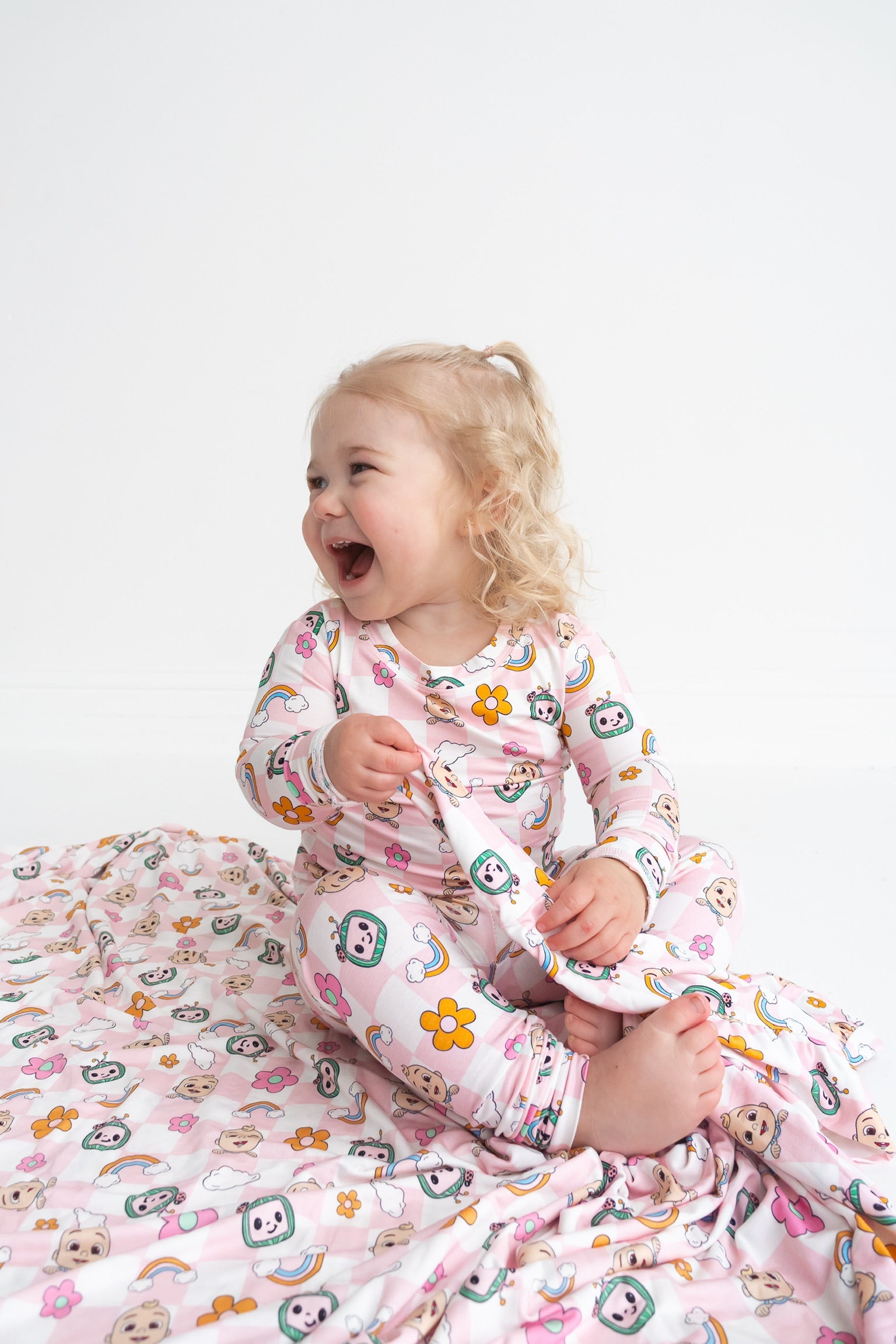 Dream Big Little Co x CoComelon JJ RAINBOW CHECKERS DREAM SET