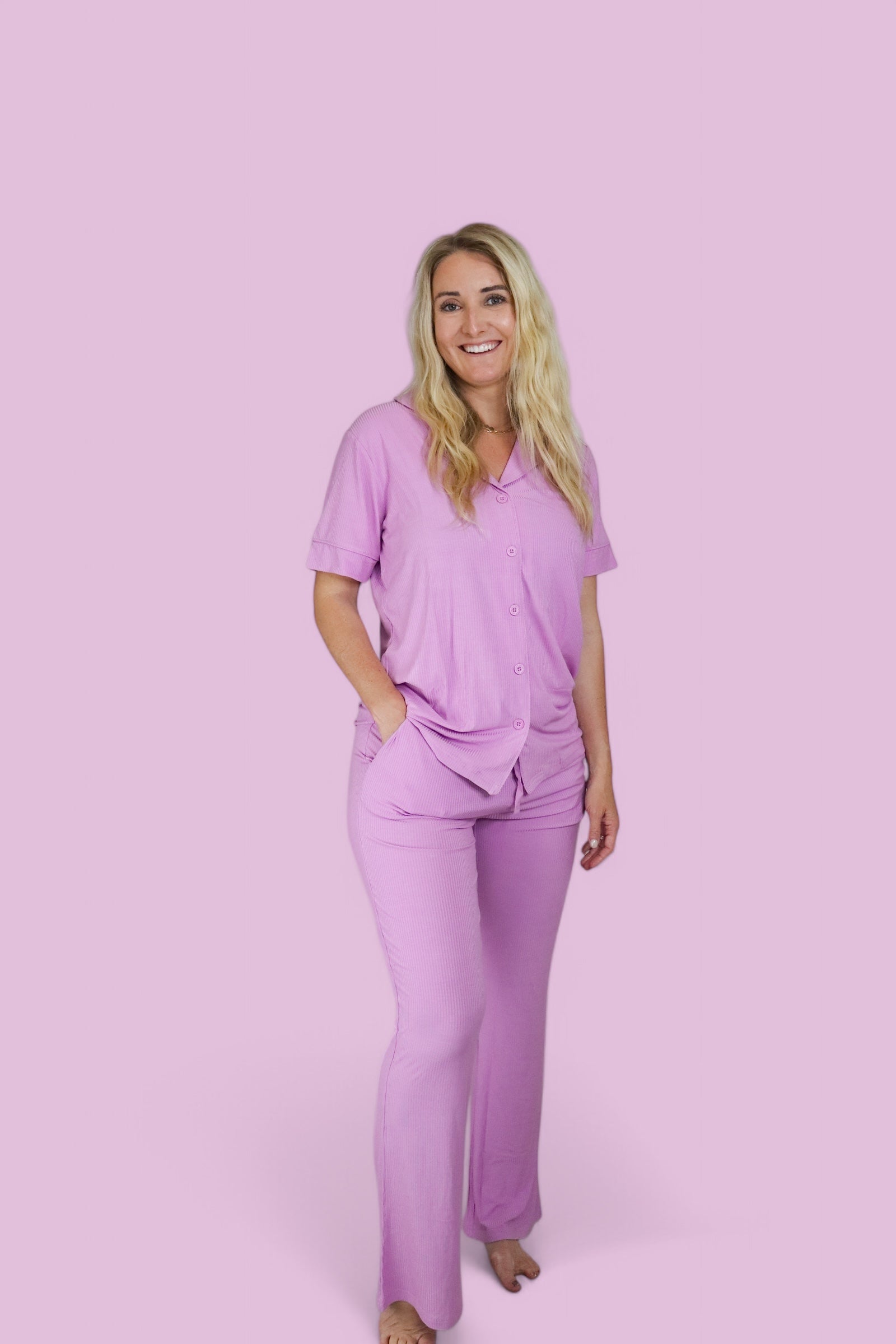 FOREVER LILAC RIB WOMEN'S DREAM SET