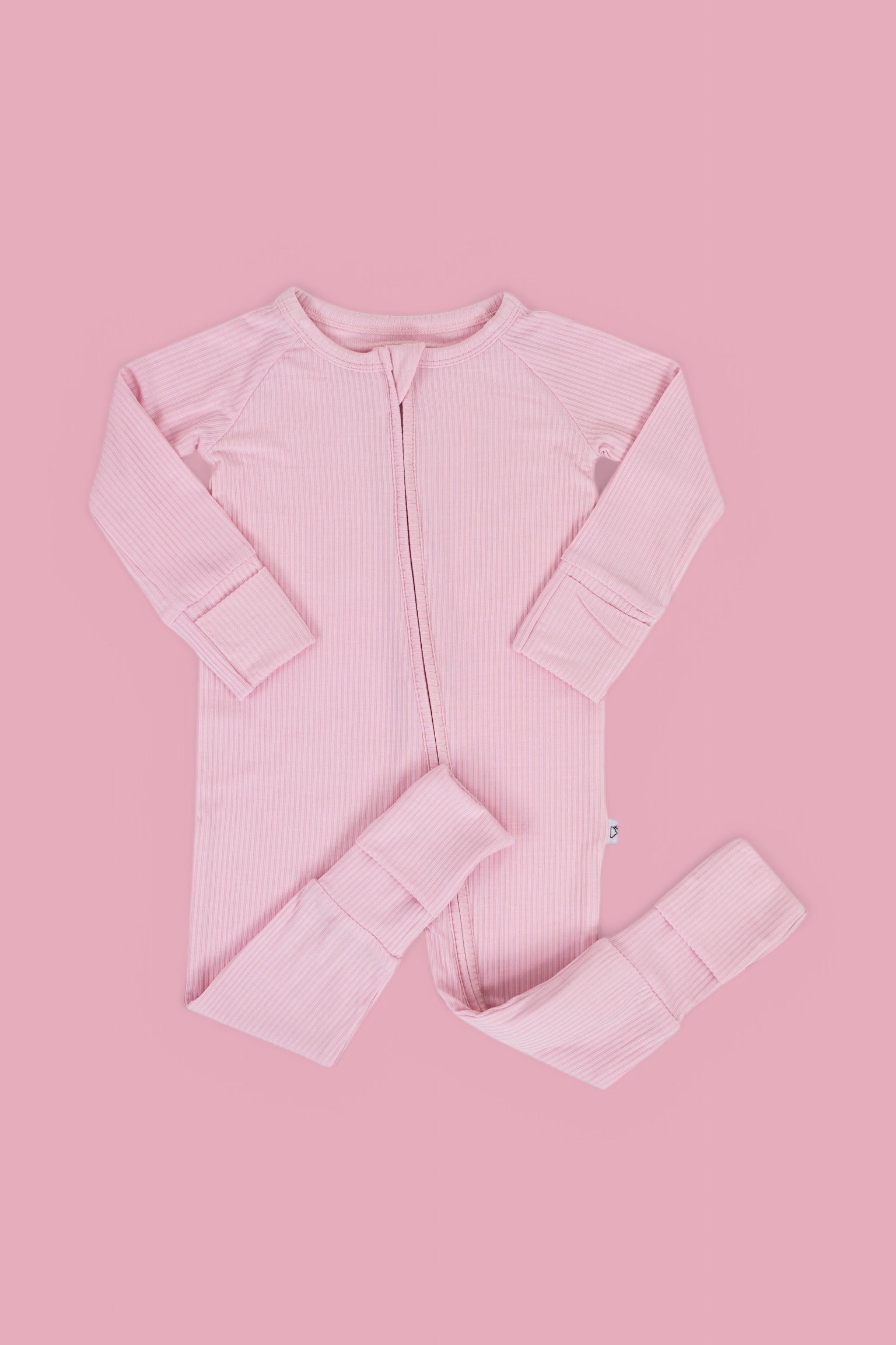 PINK ROSE RIB DREAM ROMPER