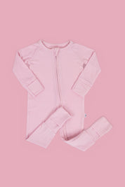 PINK ROSE RIB DREAM ROMPER