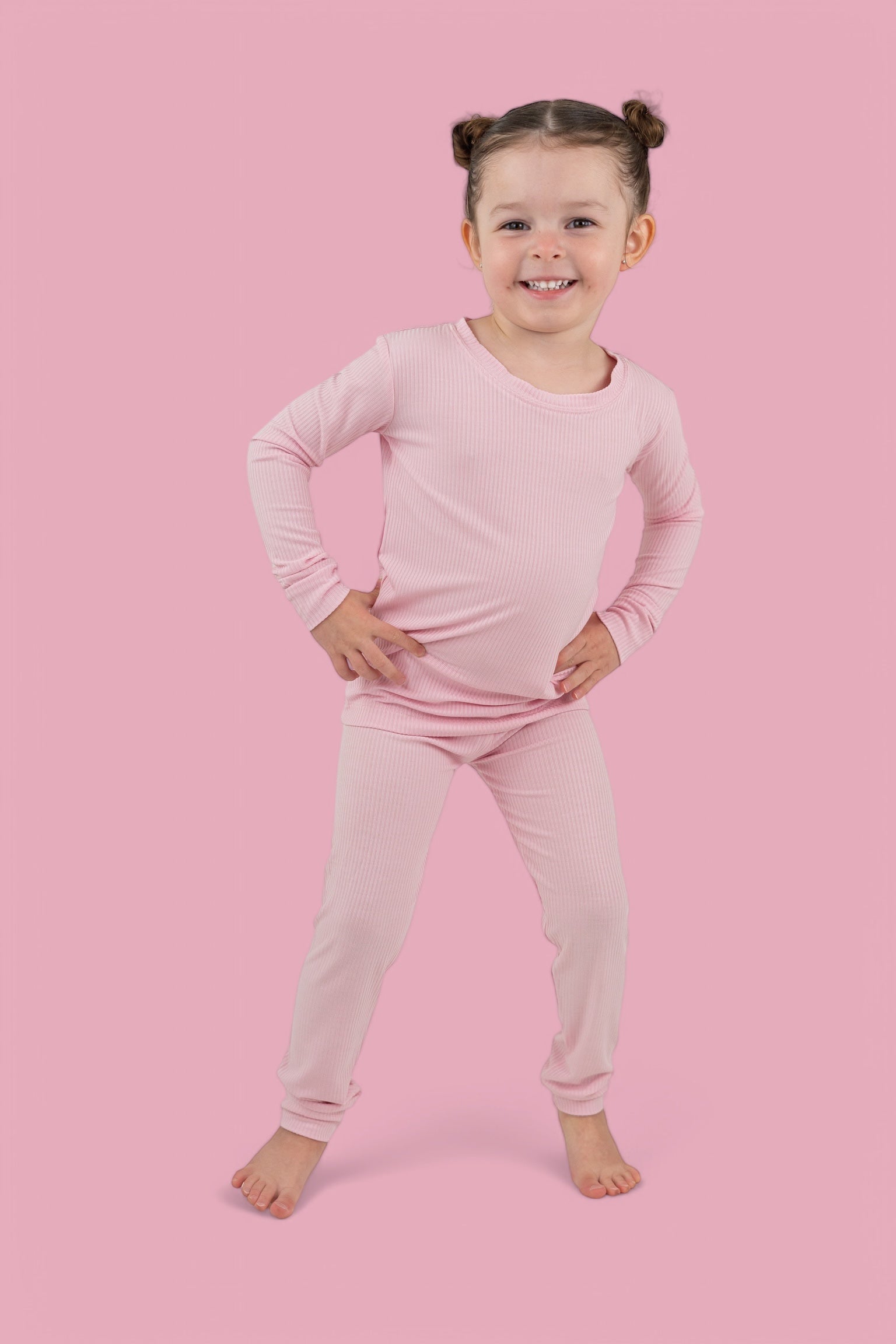 PINK ROSE RIB DREAM SET