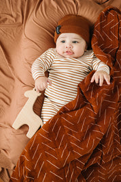 Brown Mebie Baby Beanie