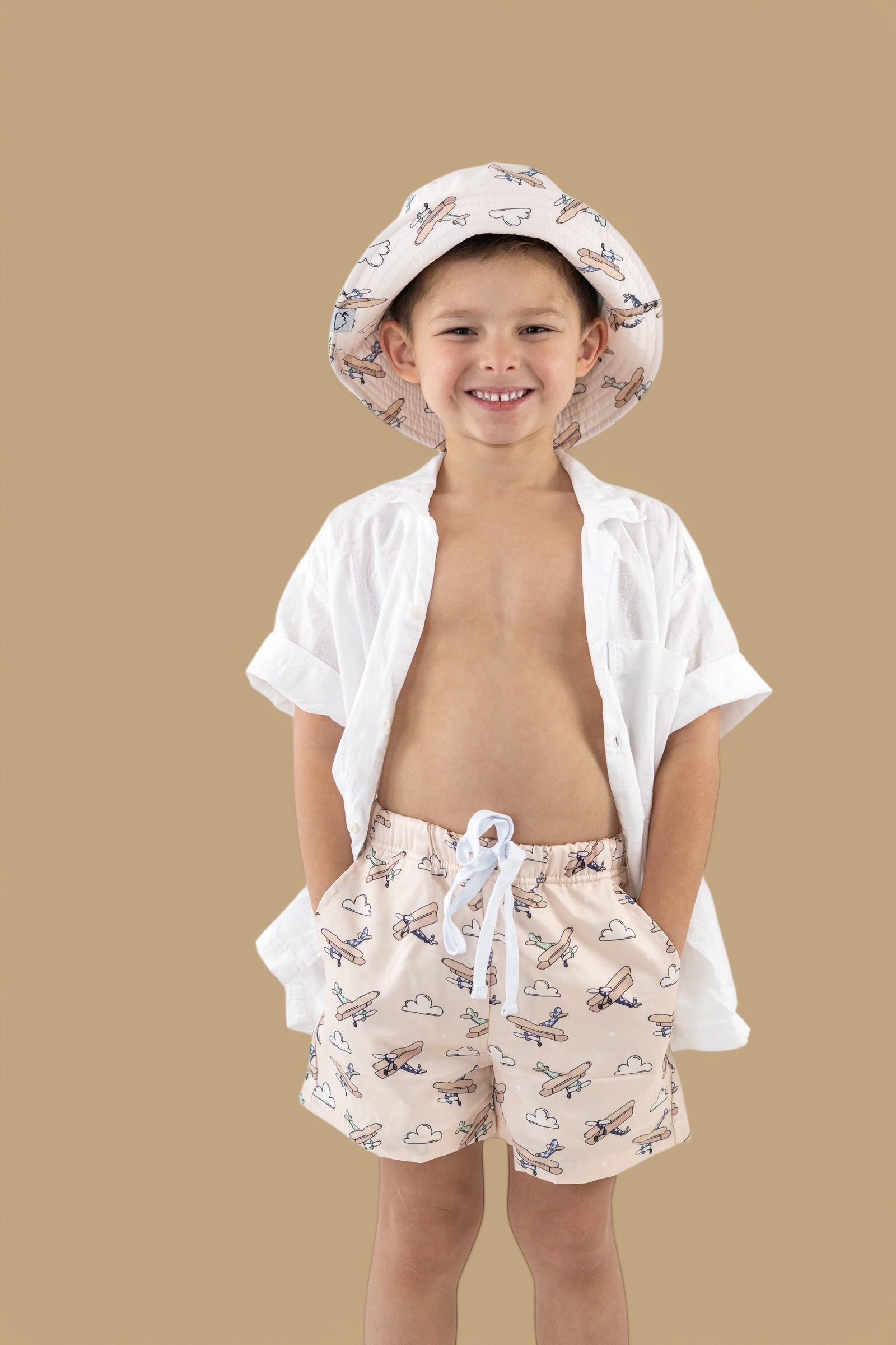 PLANE FUN DREAM BUCKET HAT