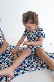 Dream Big Little Co x CoComelon JJ STARRY NIGHT CHECKERS DREAM SHORT SET