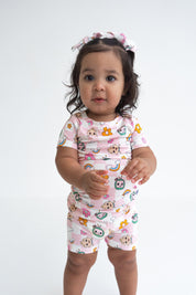 Dream Big Little Co x CoComelon JJ RAINBOW CHECKERS DREAM SHORT SET