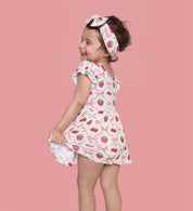 CHERRY BOW BERRY DREAM BODYSUIT DRESS