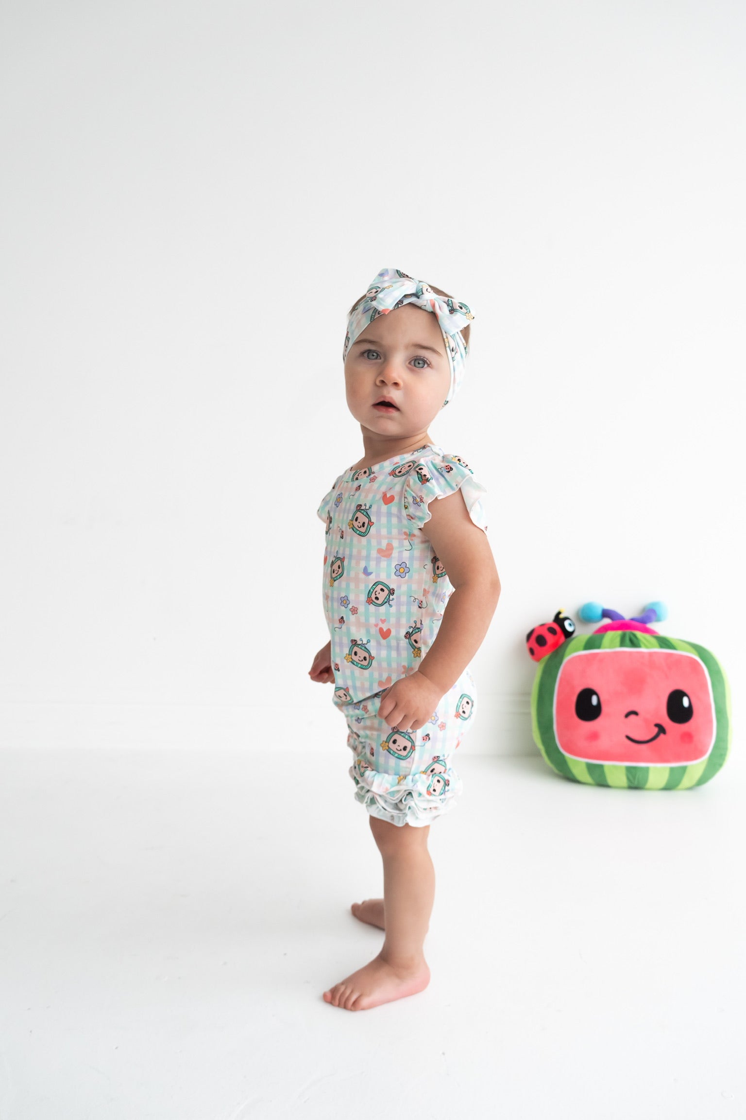 Dream Big Little Co x CoComelon SPRINGTIME MELON DREAM CAP SEEVE TOP