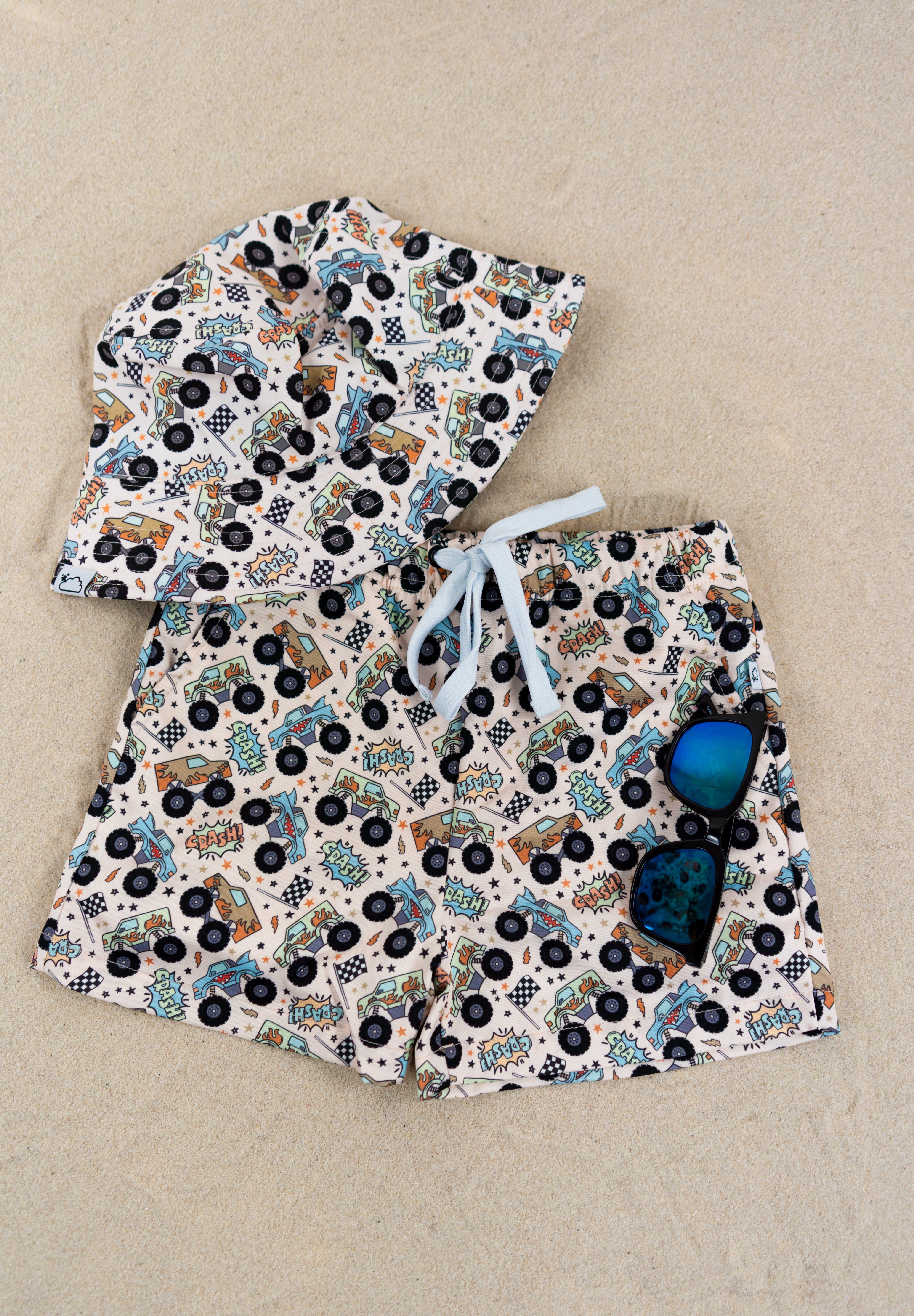 CRASH HARD BOY'S DREAM SWIM TRUNKS
