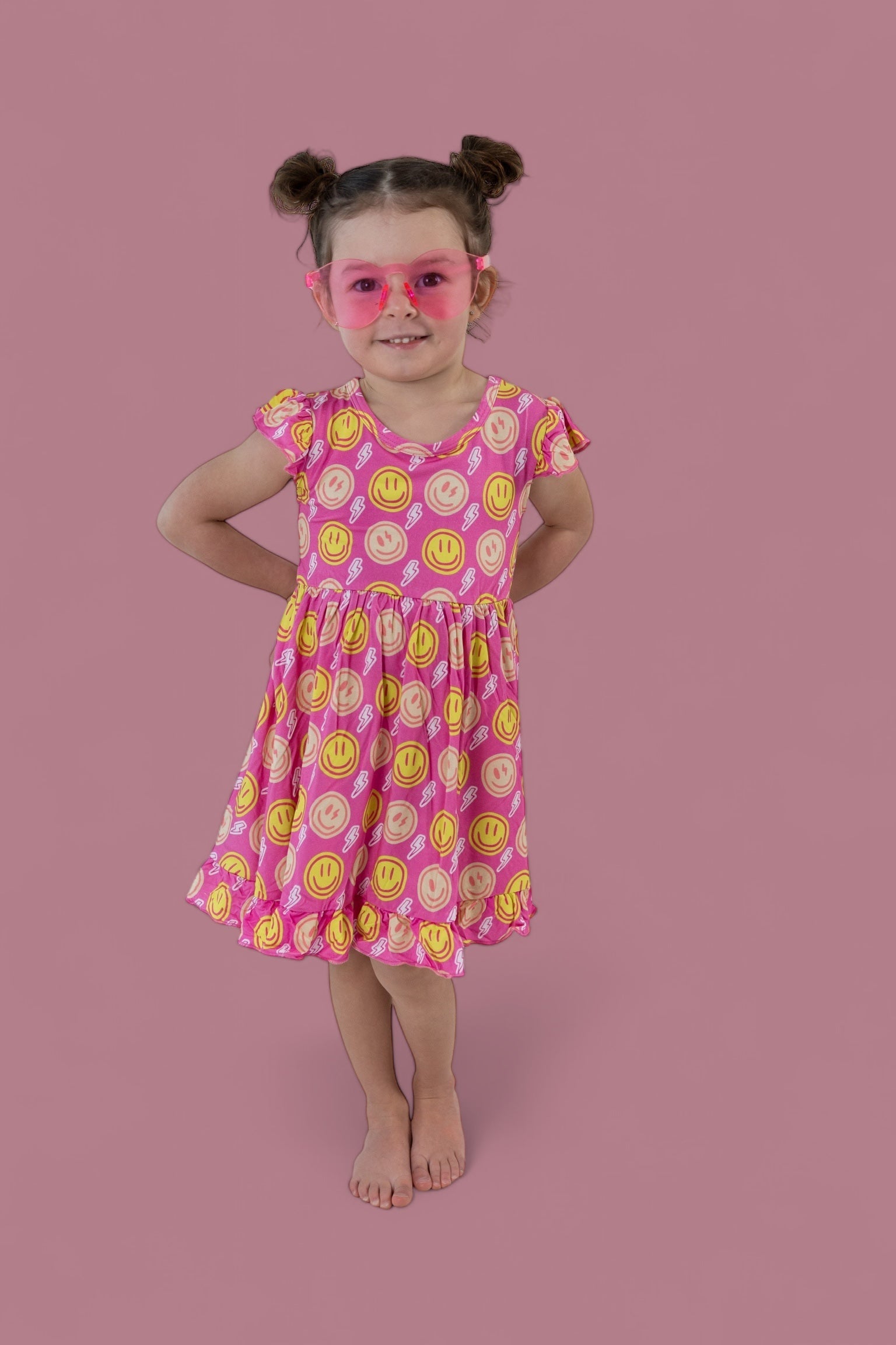 RADIANT SMILES DREAM RUFFLE DRESS