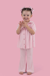 PINK ROSE DREAM GIRL'S FLARE SET