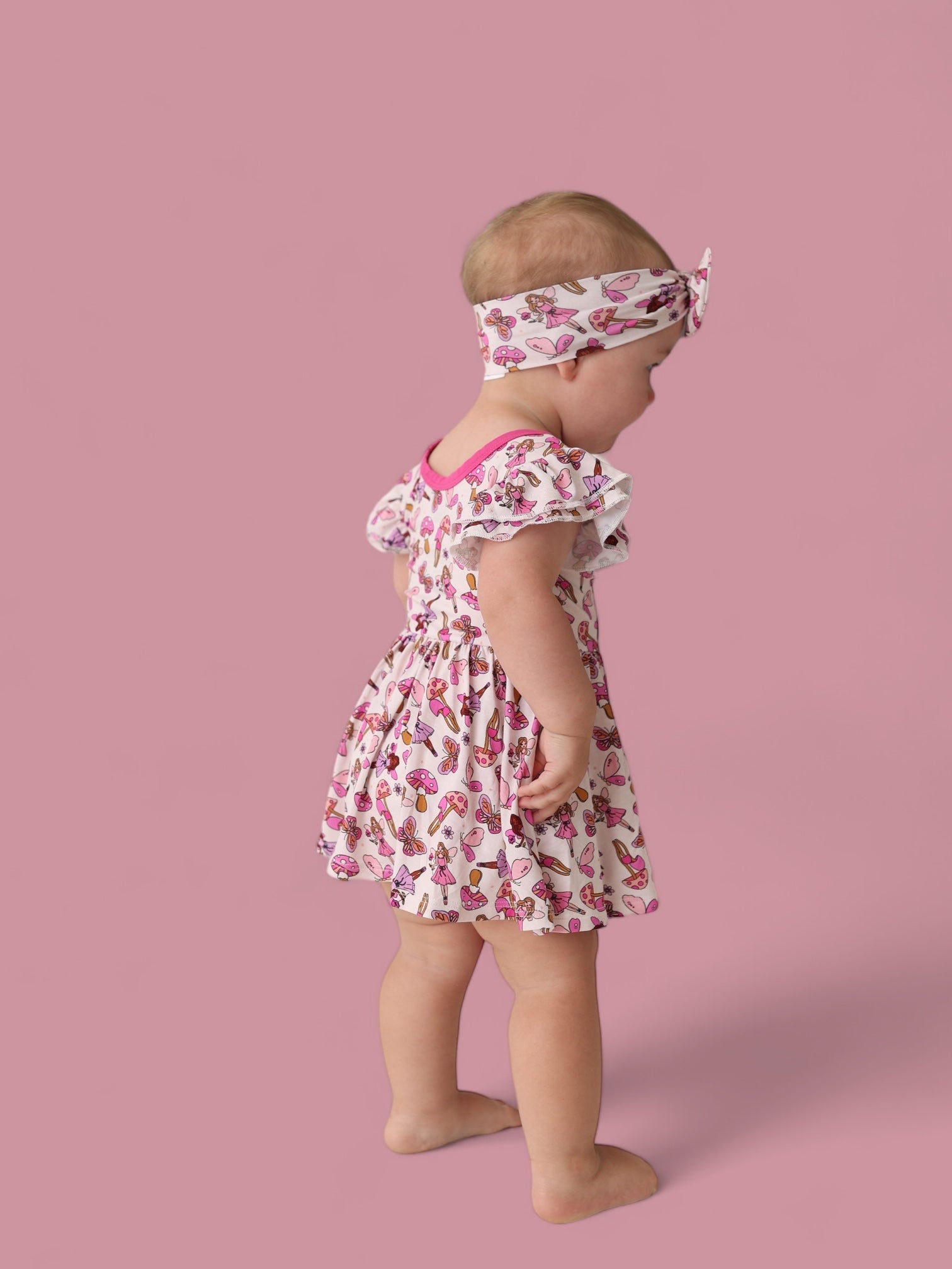 EXCLUSIVE FAIRY FRIENDS DREAM CAP SLEEVE BODYSUIT DRESS