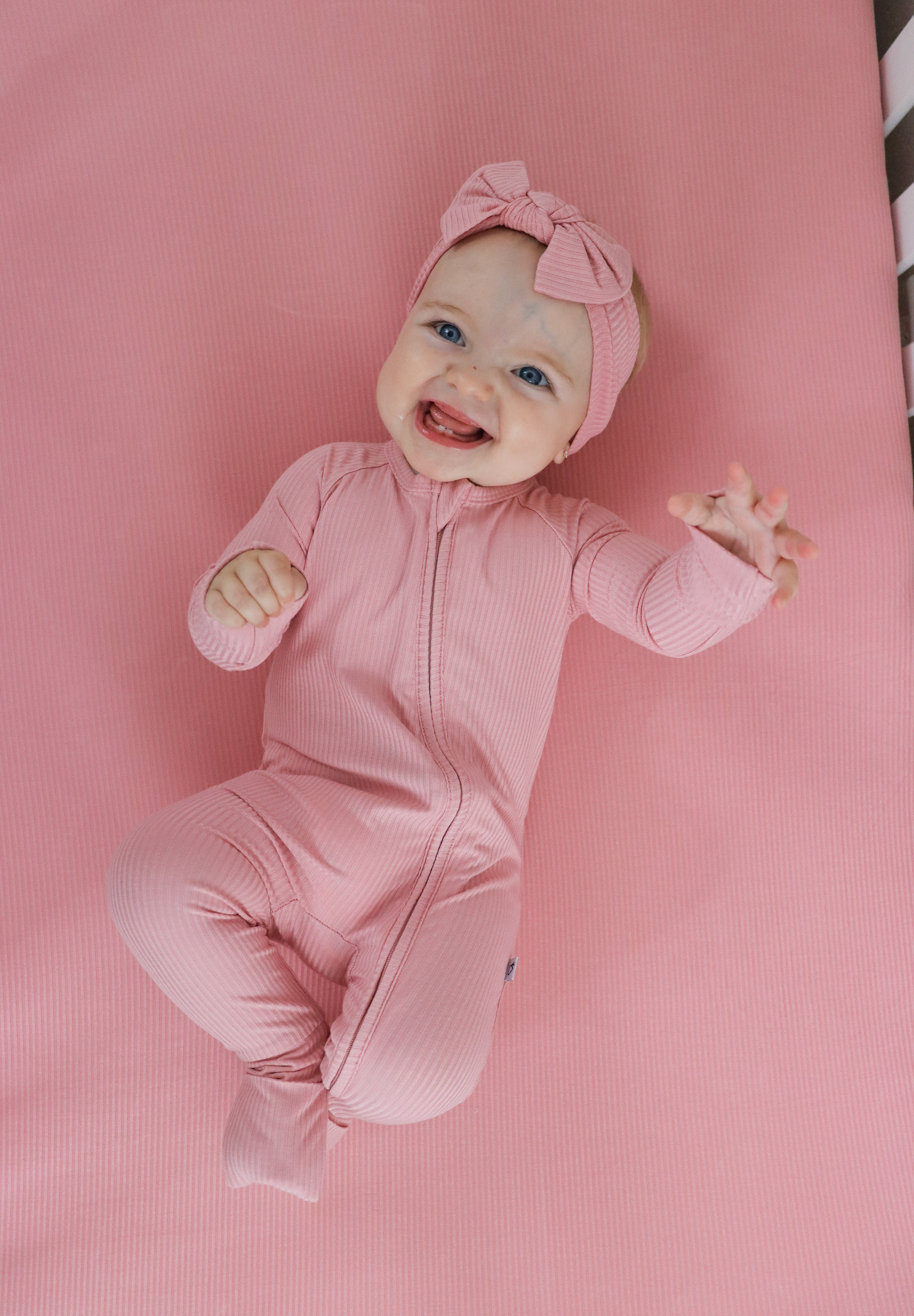 MAUVE RIB DREAM ROMPER