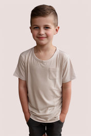 TOTALLY TAN RIB DREAM POCKET TEE