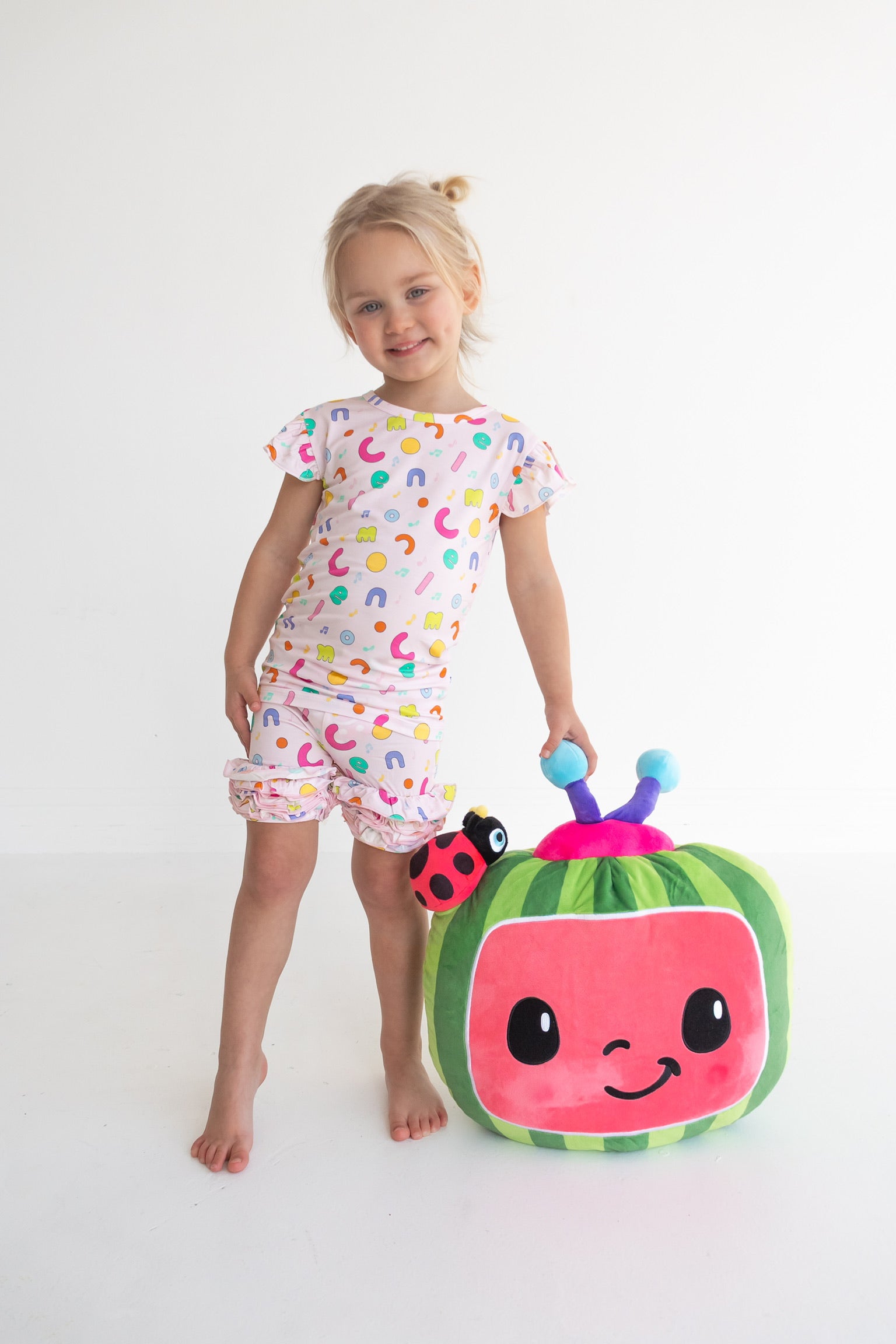 Dream Big Little Co x CoComelon ALPHABET DREAM CAP SEEVE TOP