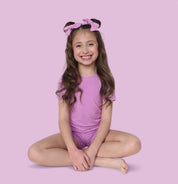 FOREVER LILAC RIB DREAM SHORT SET