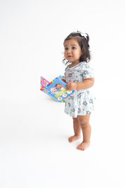 Dream Big Little Co x CoComelon SPRINGTIME MELON DREAM BODYSUIT DRESS