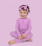 FOREVER LILAC RIB DREAM ROMPER