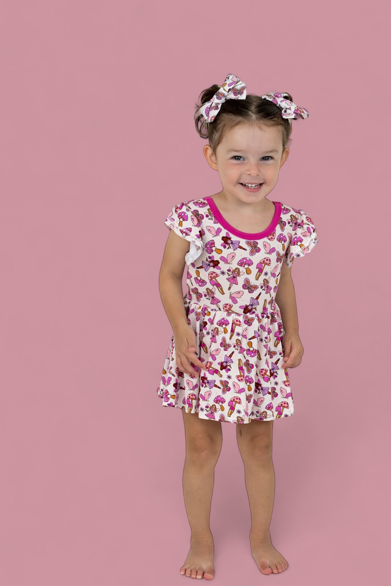 EXCLUSIVE FAIRY FRIENDS DREAM CAP SLEEVE BODYSUIT DRESS