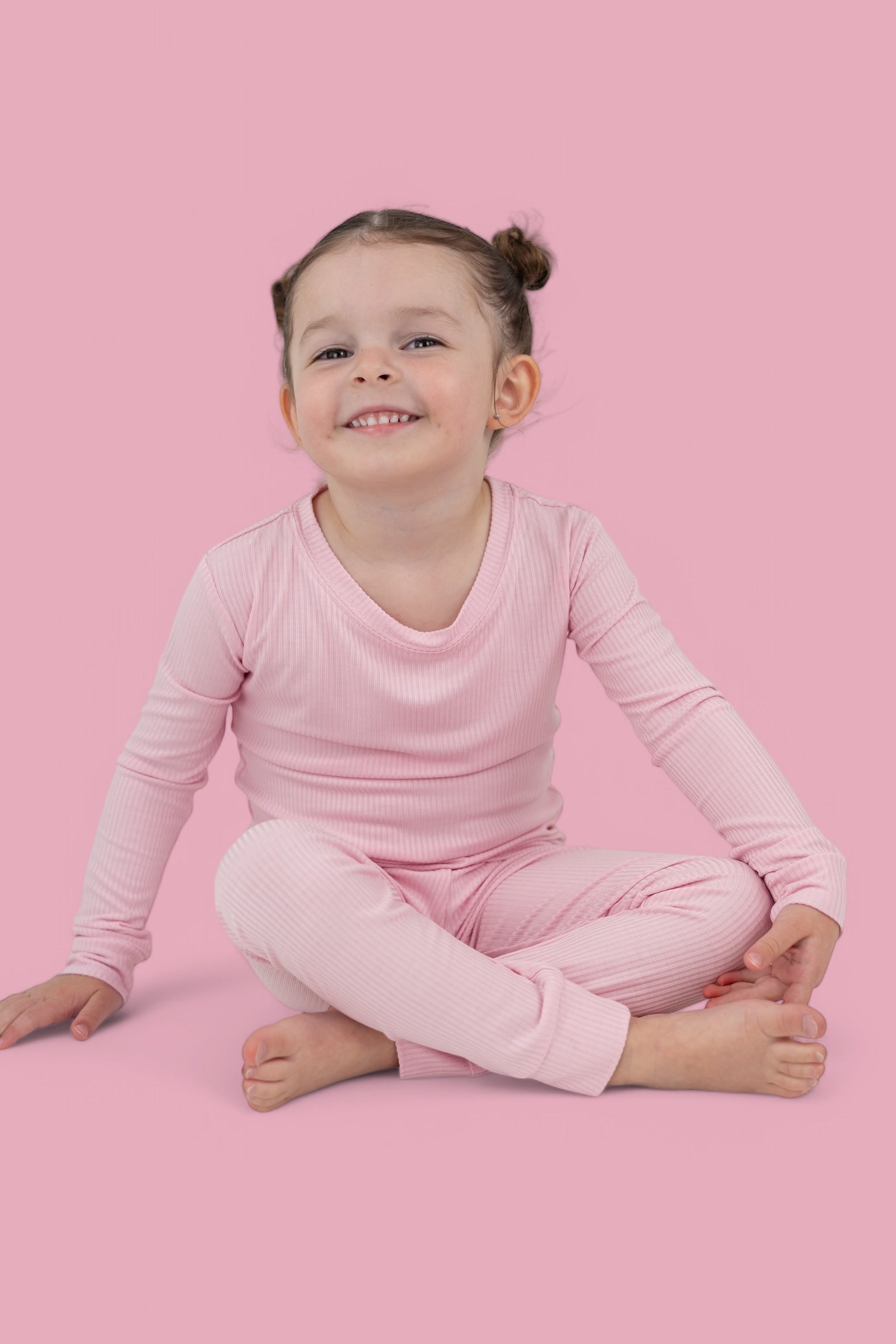 PINK ROSE RIB DREAM SET