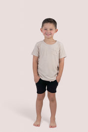 TOTALLY TAN RIB DREAM POCKET TEE