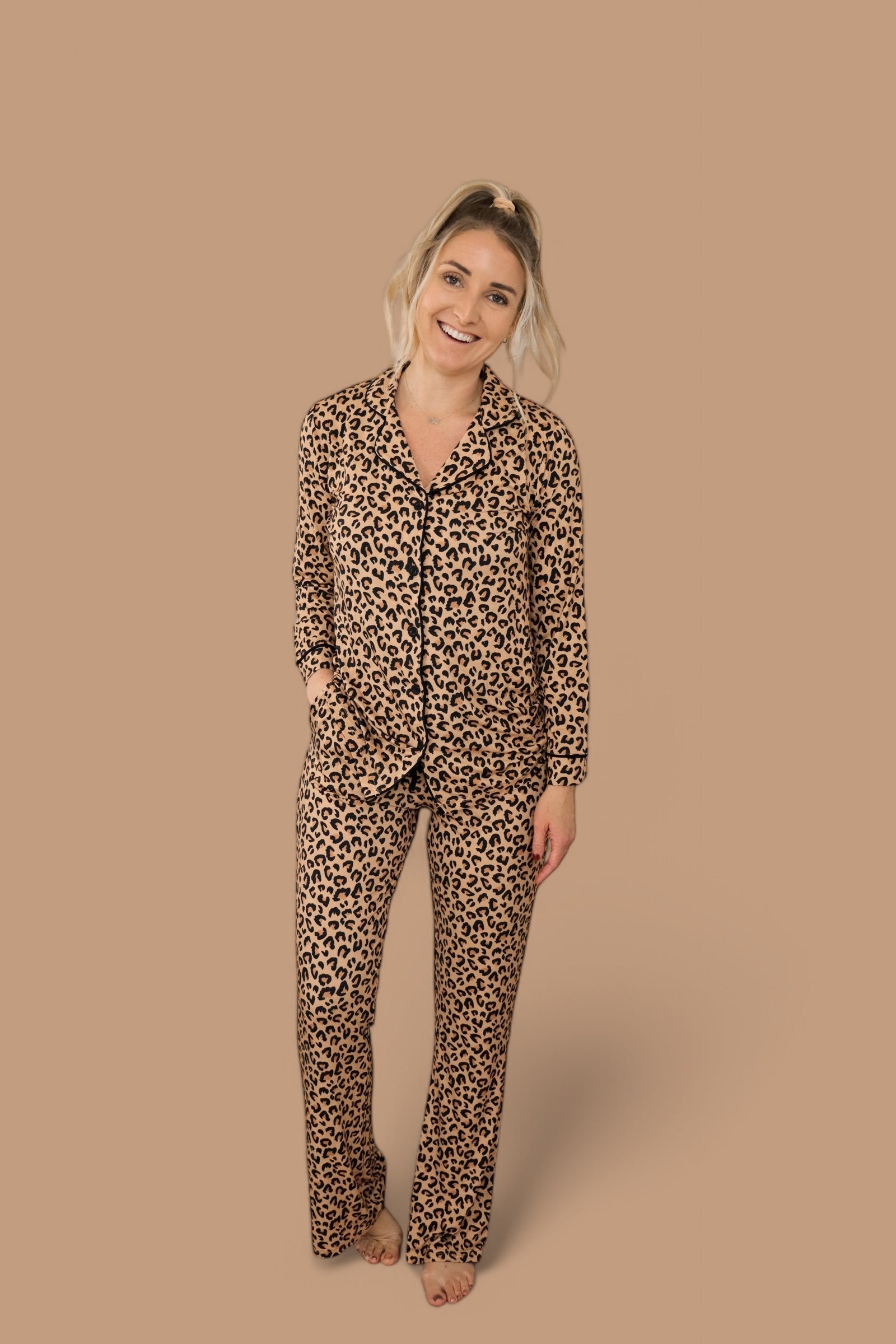 LEOPARD WOMEN'S RELAXED FLARE DREAM SET