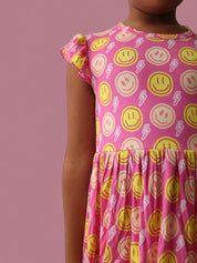 RADIANT SMILES DREAM RUFFLE DRESS