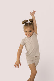 TOTALLY TAN RIB DREAM SHORT SET