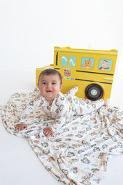 Dream Big Little Co x CoComelon JJ MUSICAL MELON DREAM ROMPER